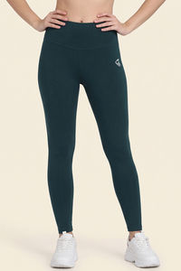 Zelocity All Day Yoga Leggings - Deep Teal — thumbnail 3